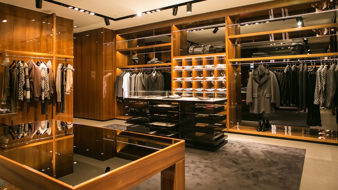 Luxury Store with Men's Clothing